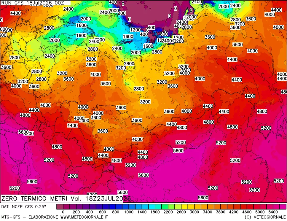mappa Quota Zero Termico