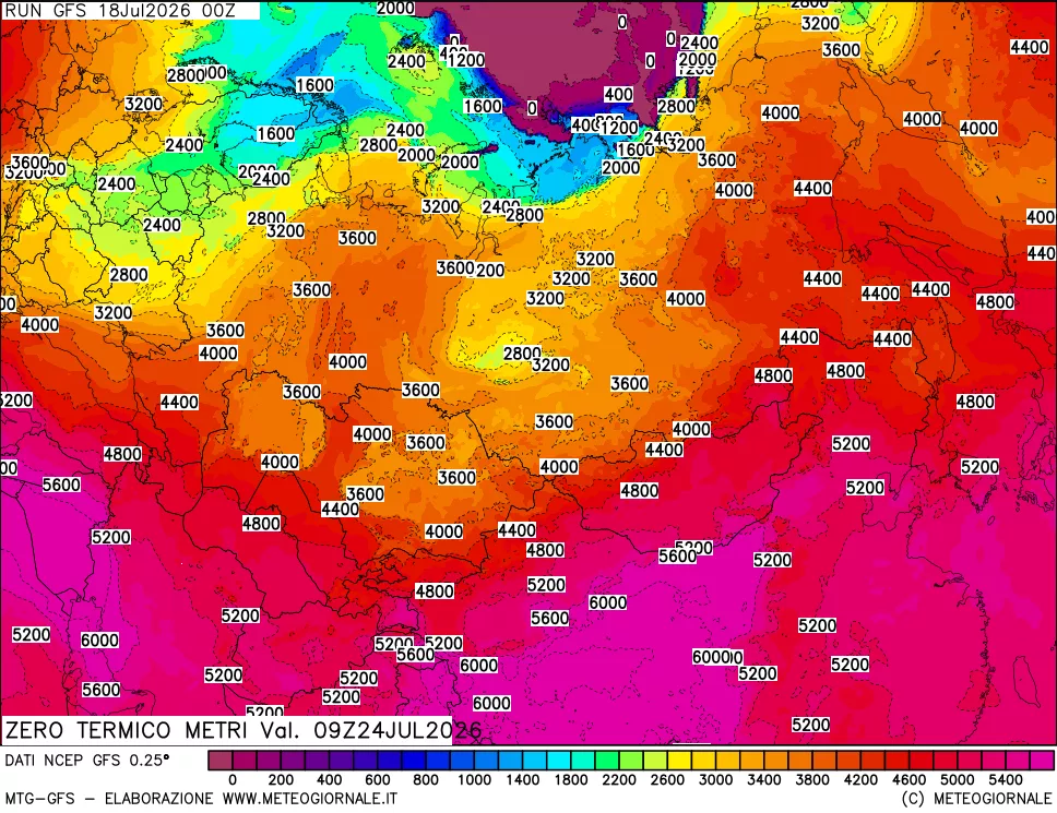 mappa Quota Zero Termico