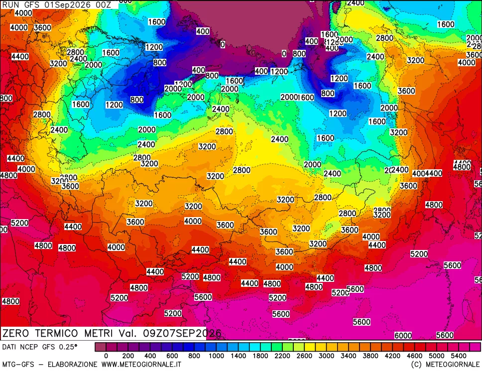 mappa Quota Zero Termico