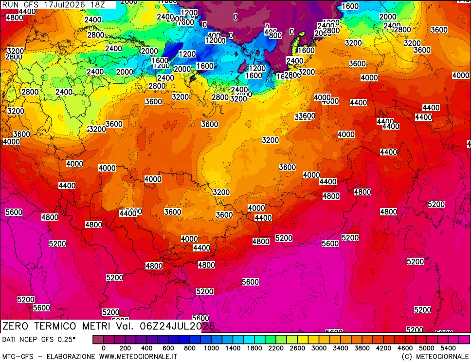 mappa Quota Zero Termico