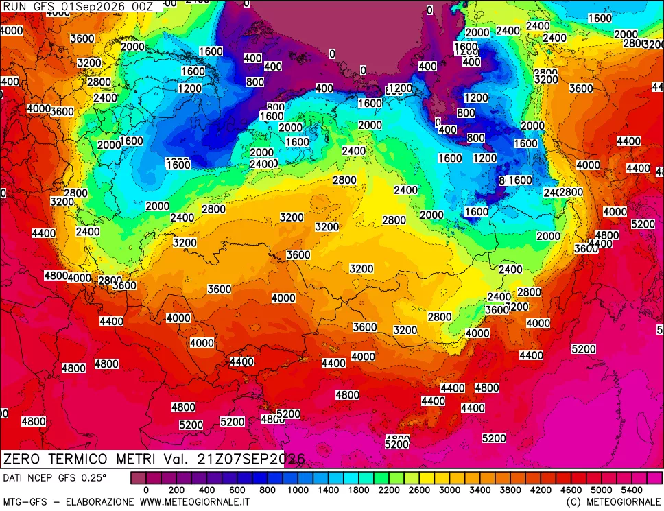 mappa Quota Zero Termico
