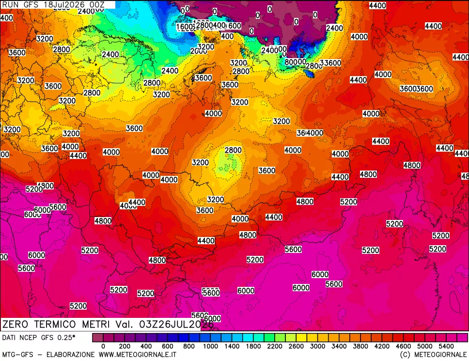 mappa Quota Zero Termico