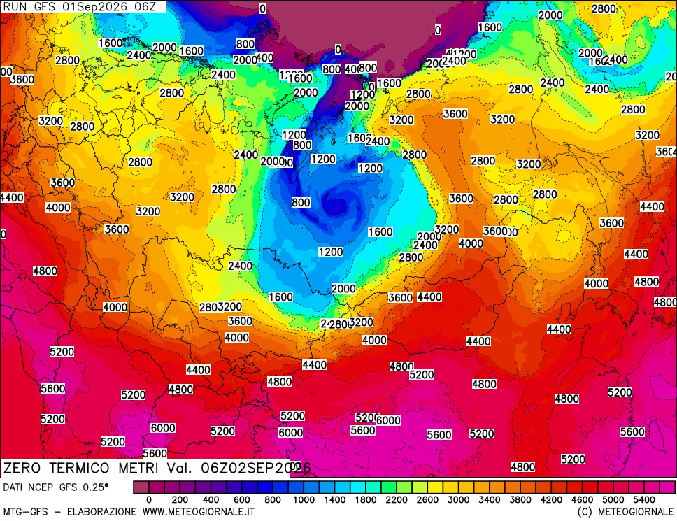 mappa Quota Zero Termico