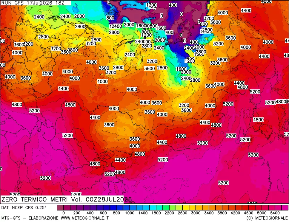 mappa Quota Zero Termico