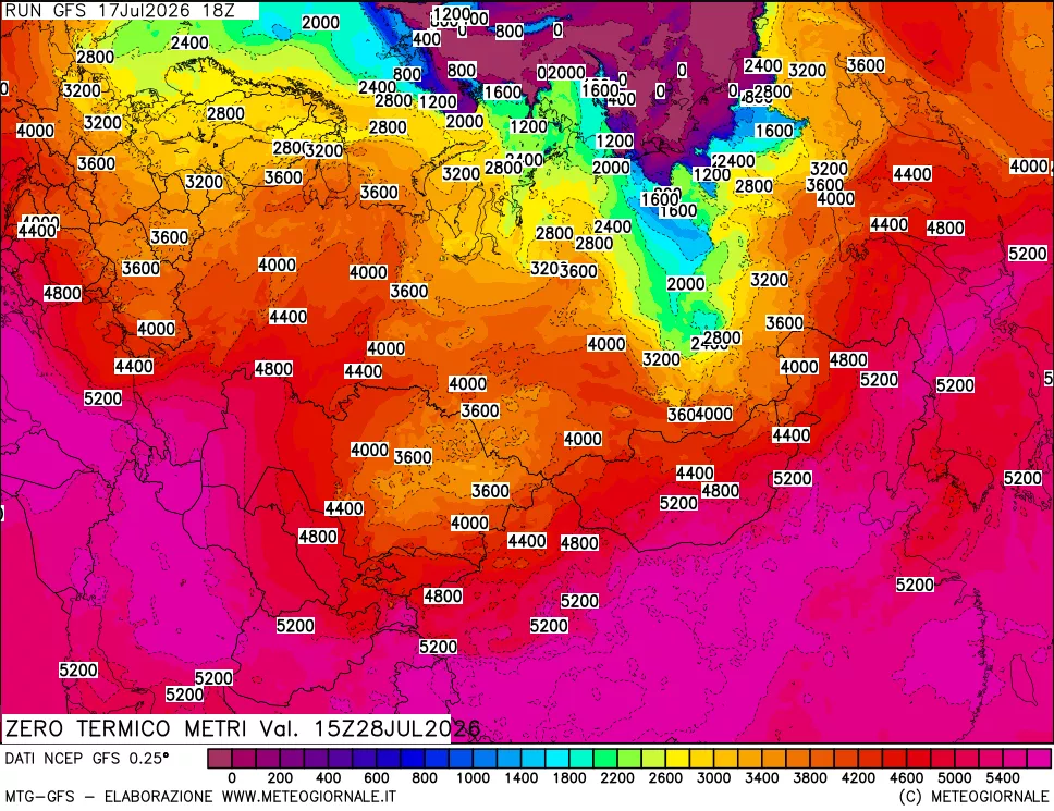 mappa Quota Zero Termico