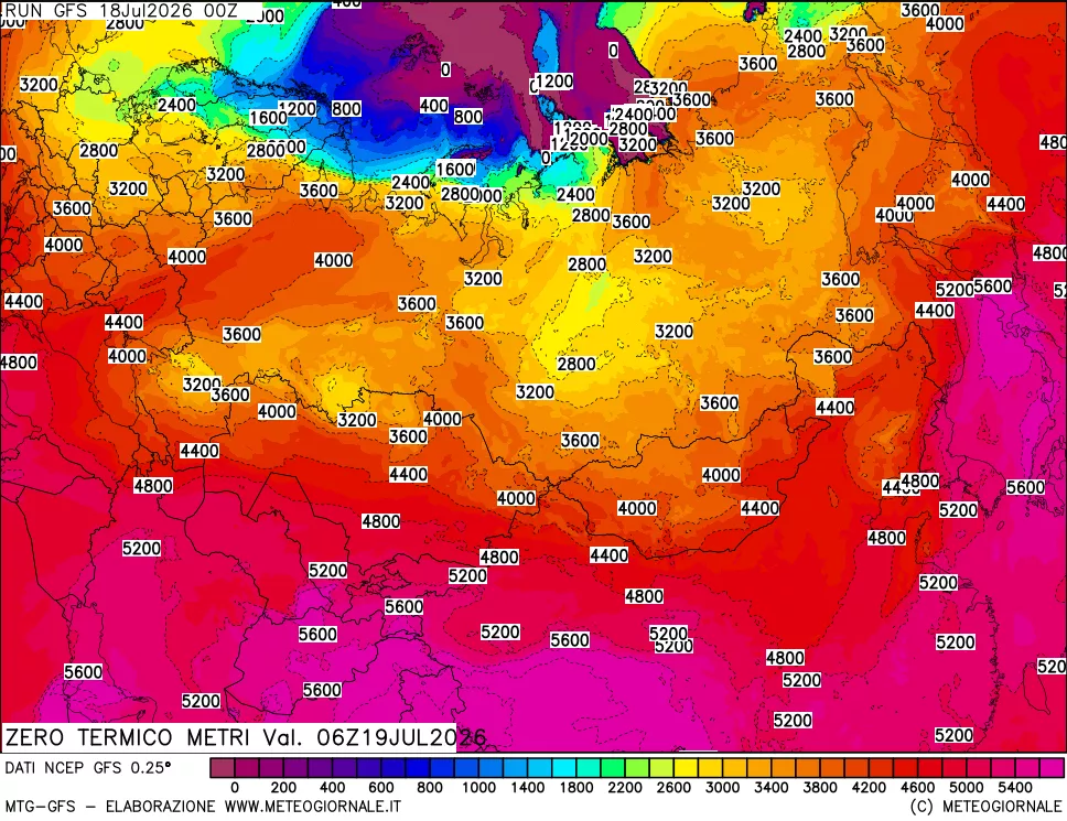 mappa Quota Zero Termico