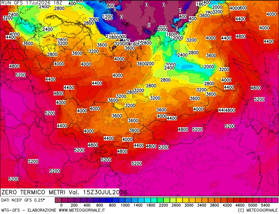mappa Quota Zero Termico