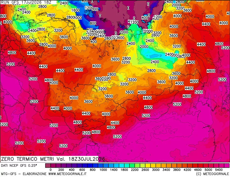 mappa Quota Zero Termico