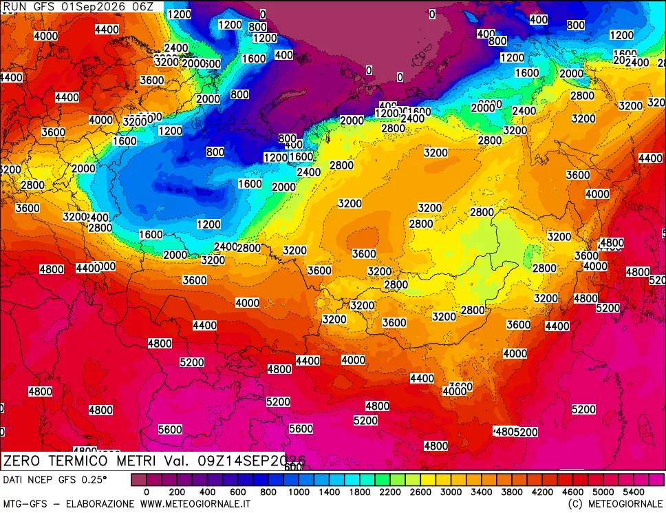 mappa Quota Zero Termico
