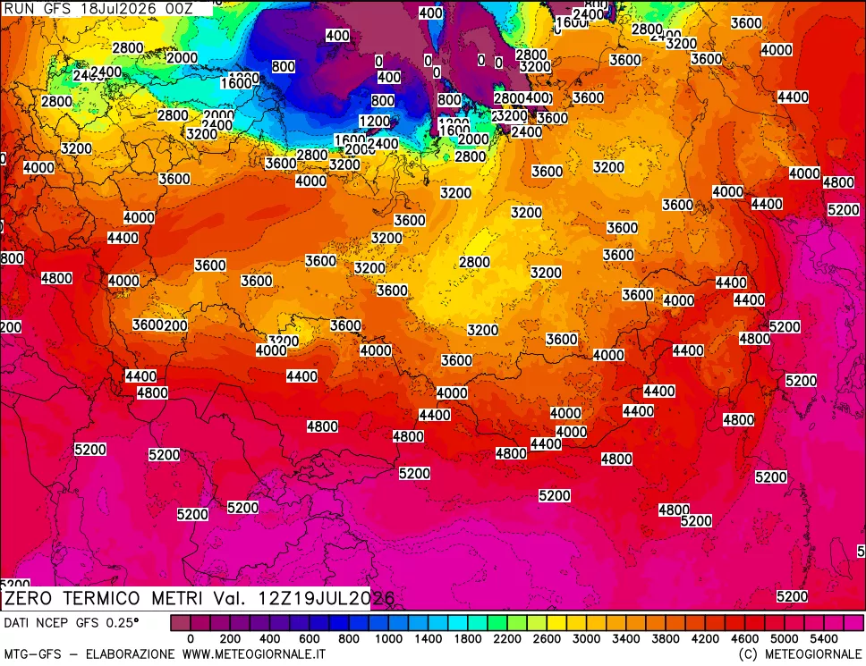 mappa Quota Zero Termico