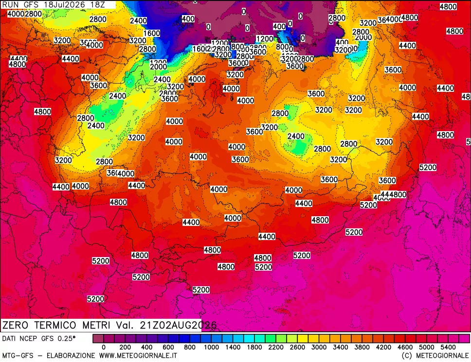 mappa Quota Zero Termico