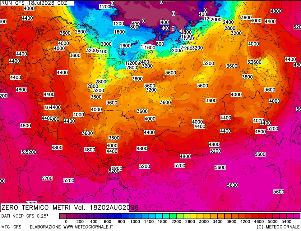 mappa Quota Zero Termico