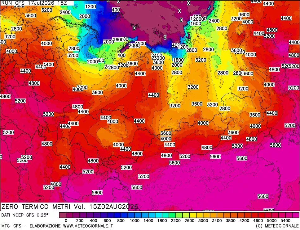 mappa Quota Zero Termico
