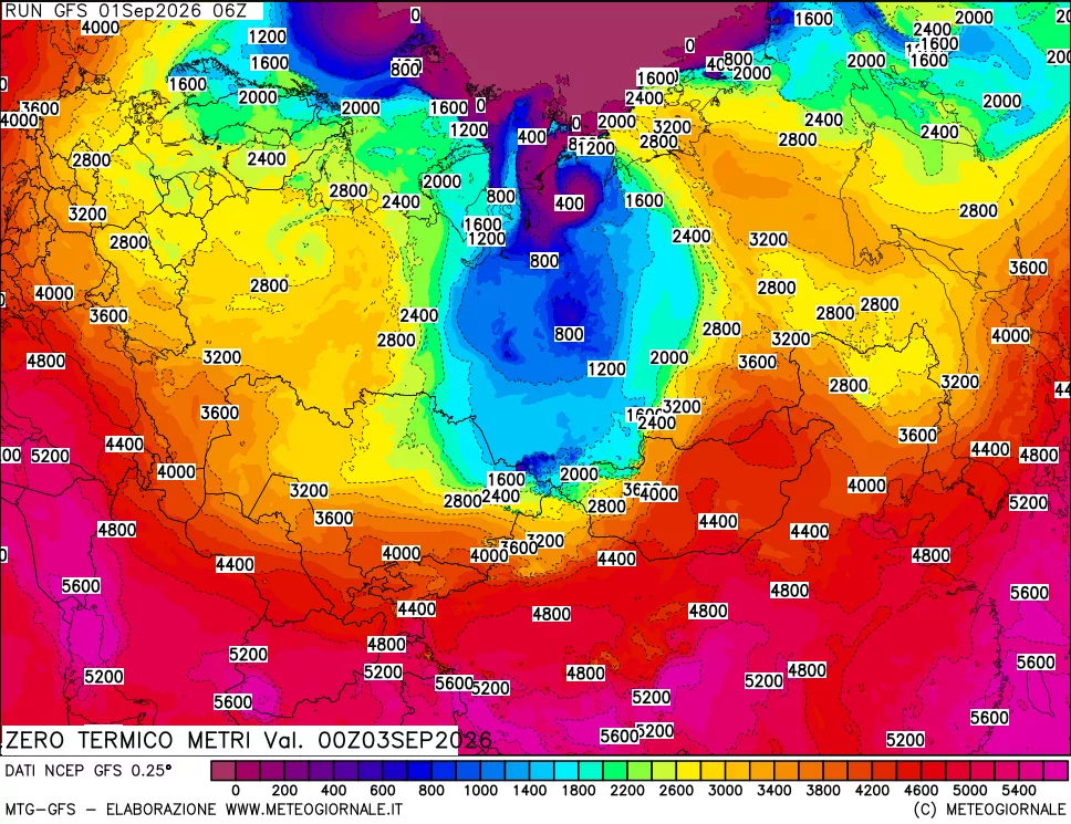 mappa Quota Zero Termico