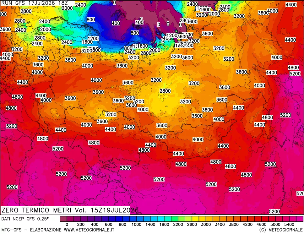 mappa Quota Zero Termico