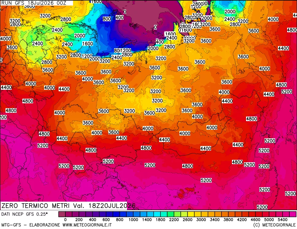 mappa Quota Zero Termico