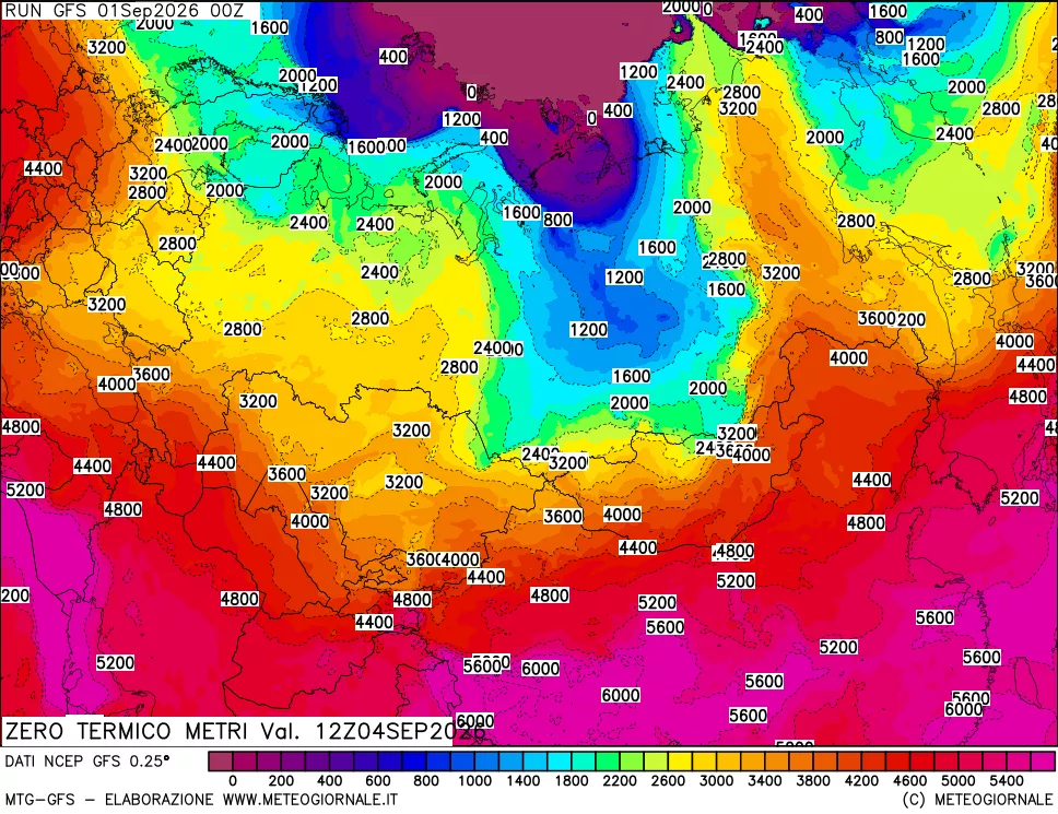 mappa Quota Zero Termico