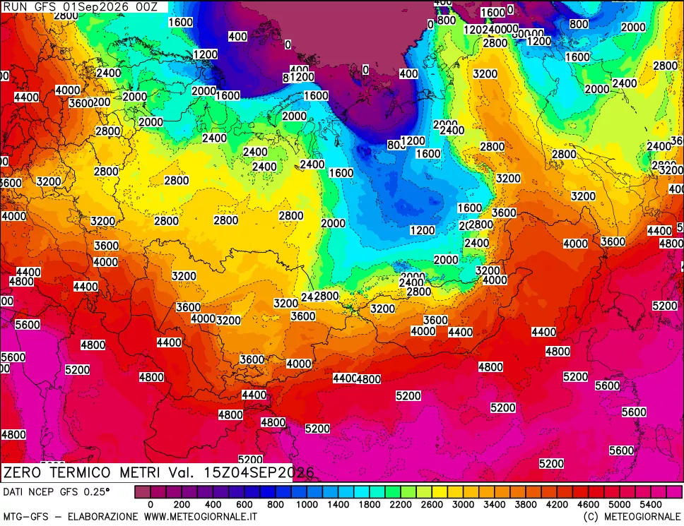 mappa Quota Zero Termico
