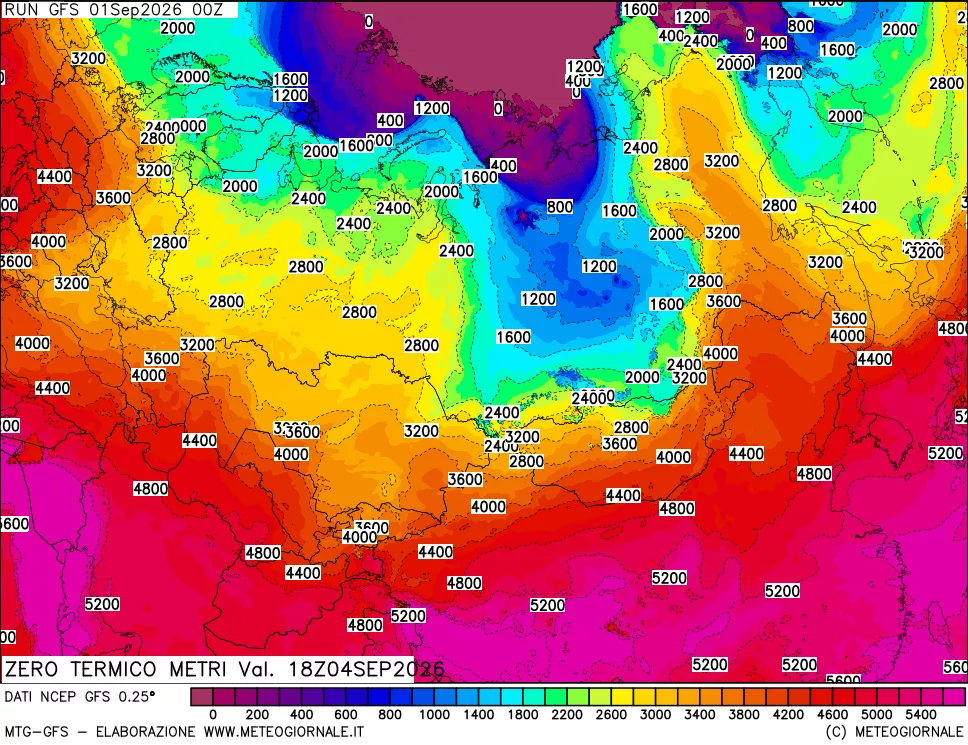 mappa Quota Zero Termico