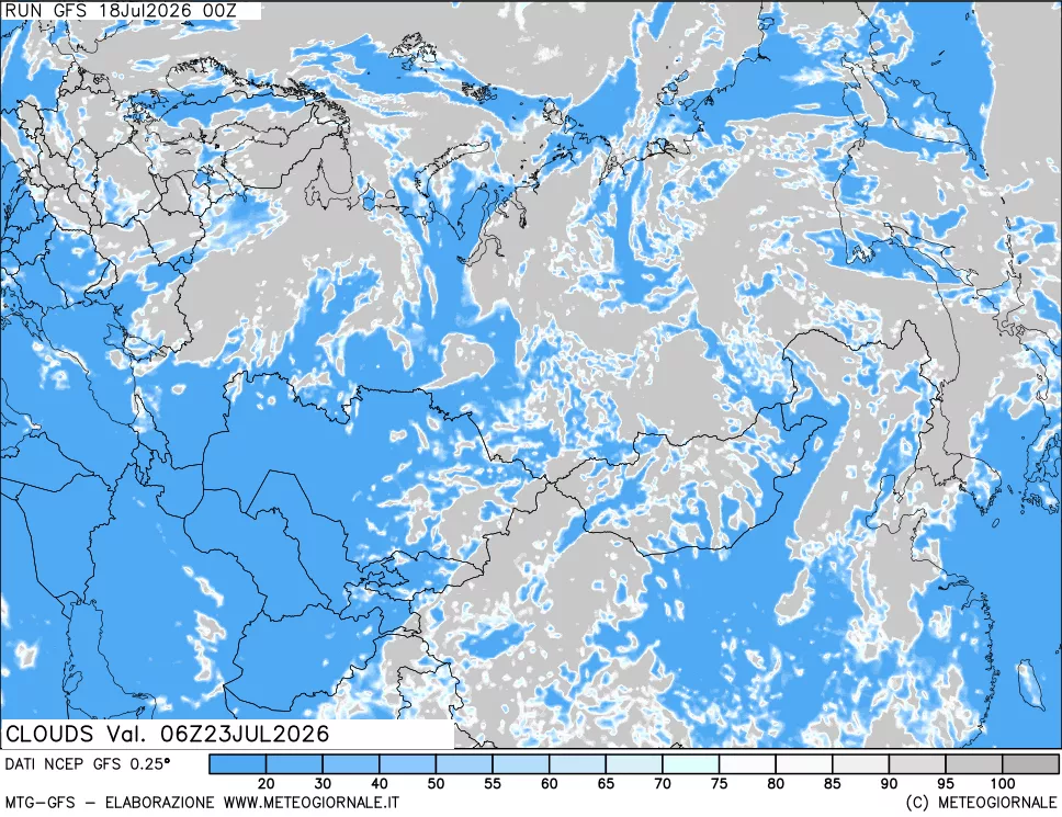 mappa Nuvolosità totale