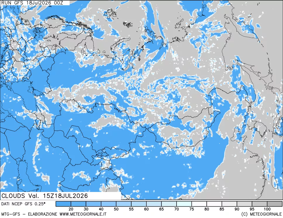 mappa Nuvolosità totale