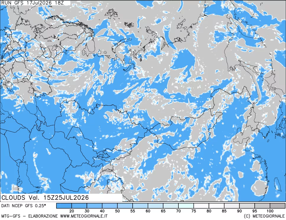 mappa Nuvolosità totale