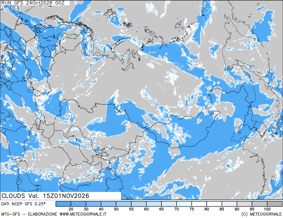 mappa Nuvolosità totale
