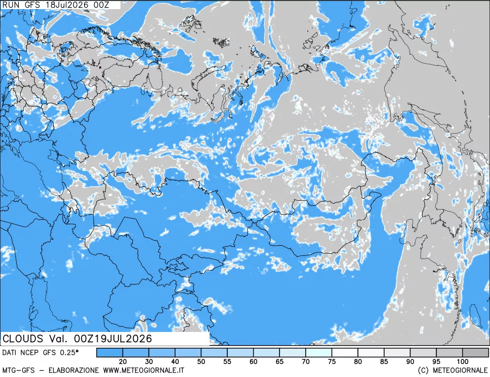 mappa Nuvolosità totale