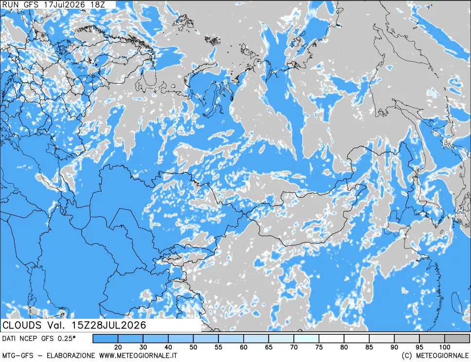 mappa Nuvolosità totale