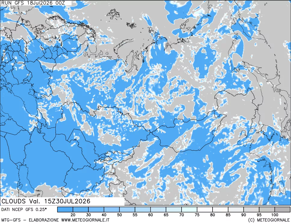 mappa Nuvolosità totale