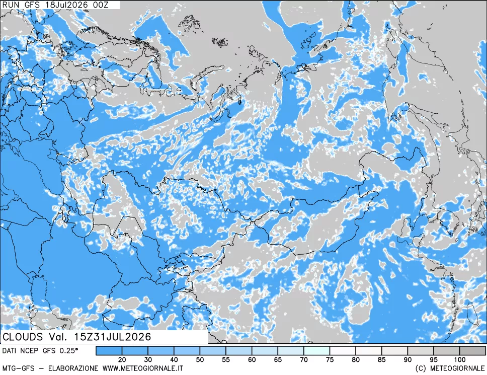 mappa Nuvolosità totale