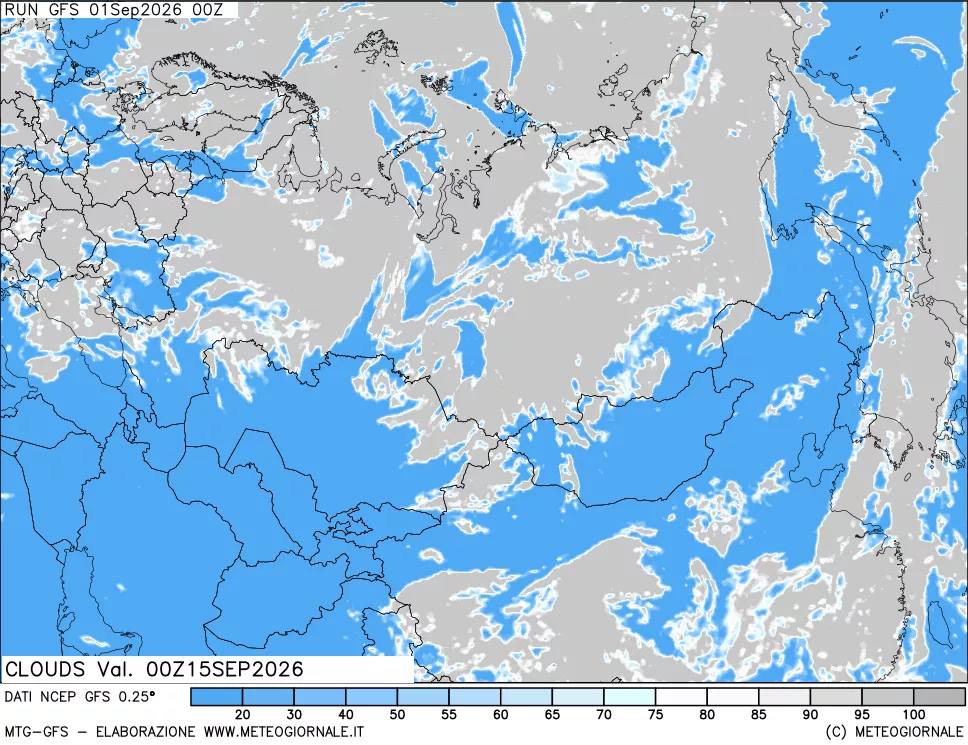 mappa Nuvolosità totale
