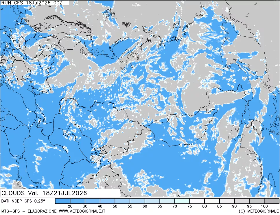 mappa Nuvolosità totale