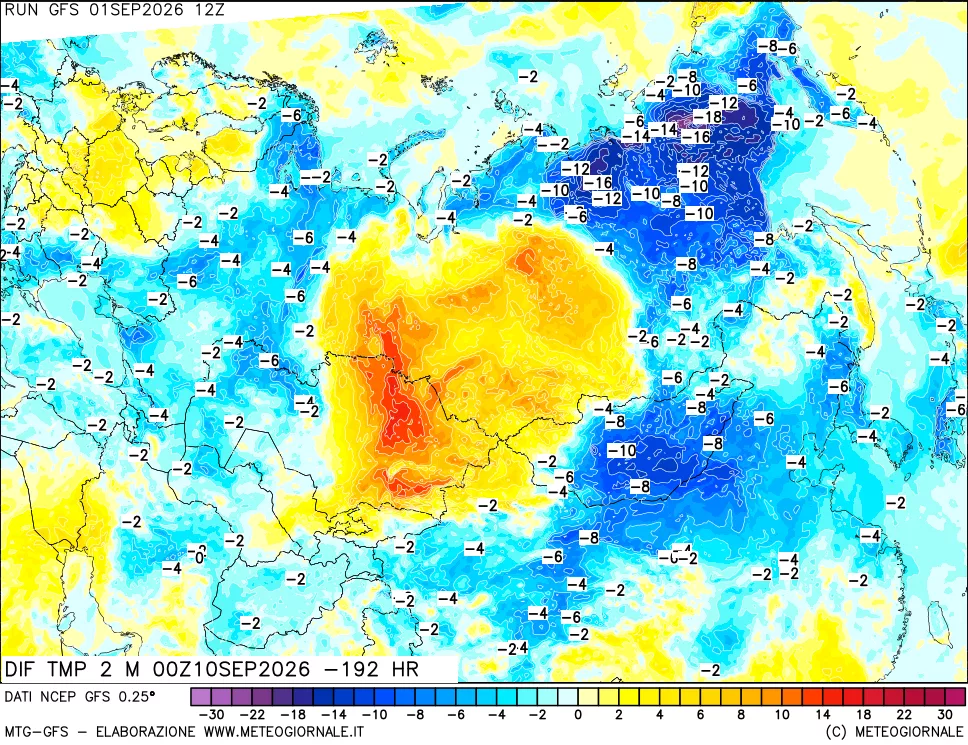 mappa Dif. Temp - Init