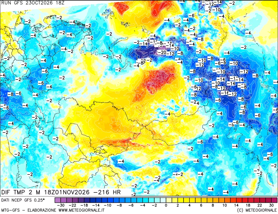 mappa Dif. Temp - Init