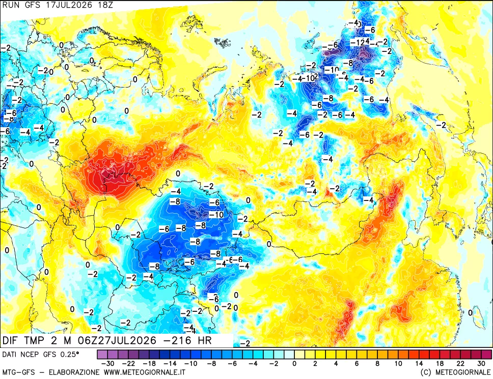 mappa Dif. Temp - Init