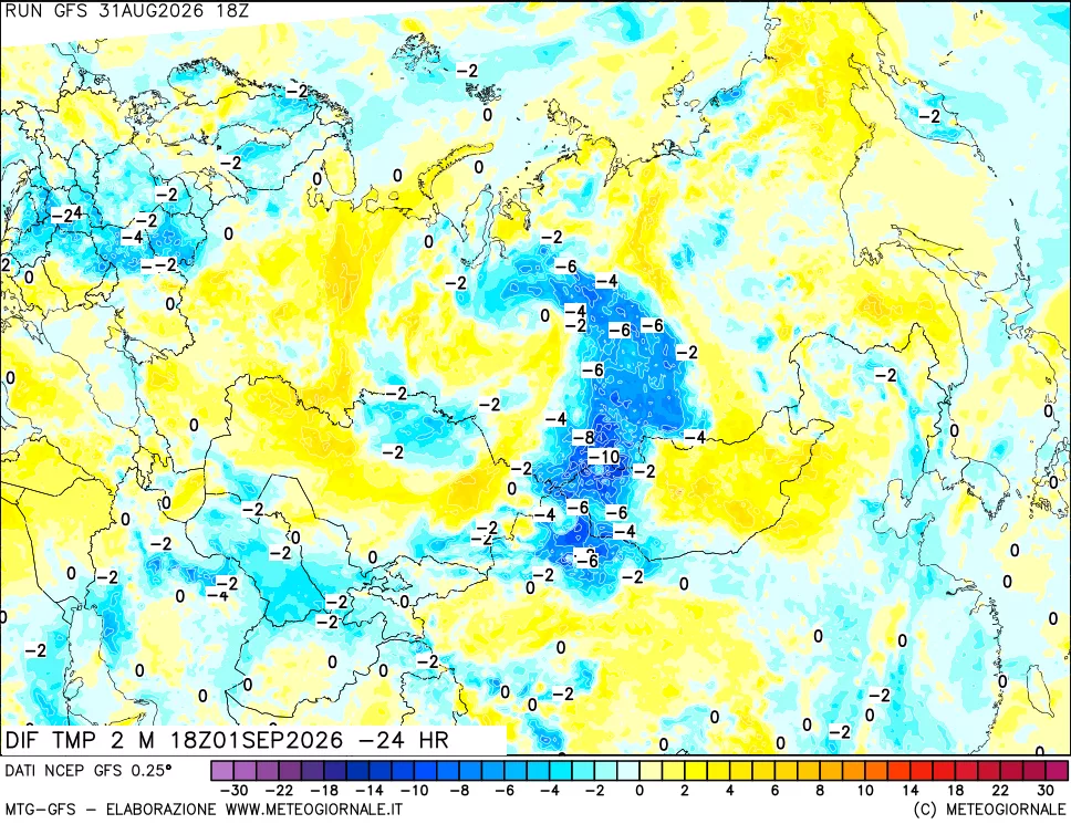 mappa Dif. Temp - Init