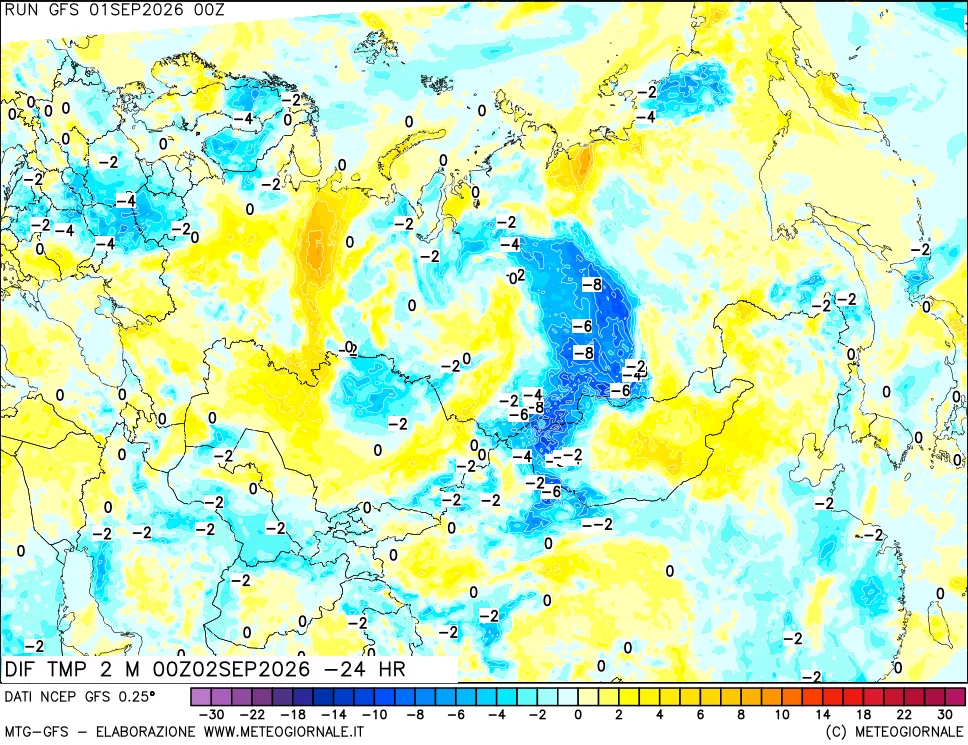 mappa Dif. Temp - Init