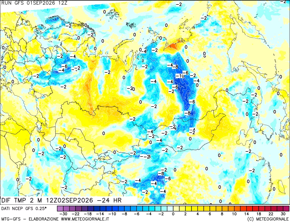 mappa Dif. Temp - Init