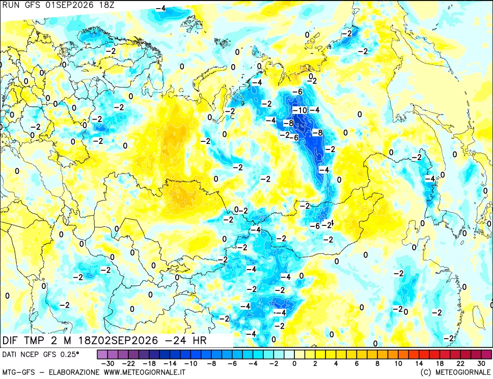 mappa Dif. Temp - Init