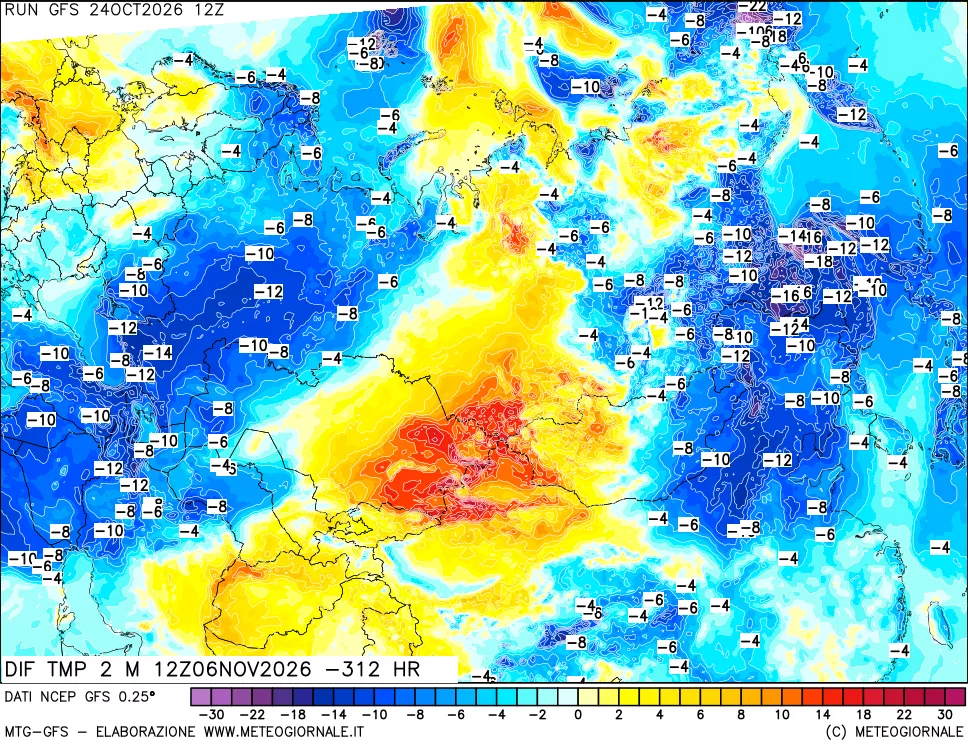 mappa Dif. Temp - Init