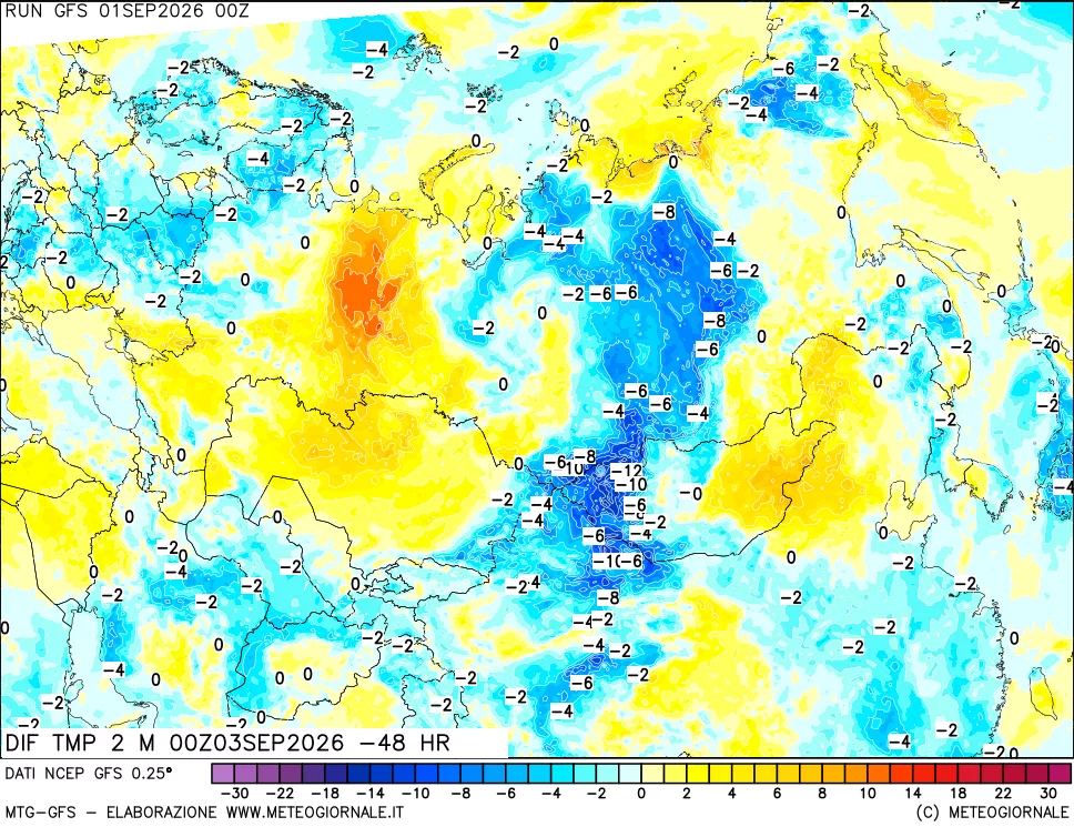 mappa Dif. Temp - Init