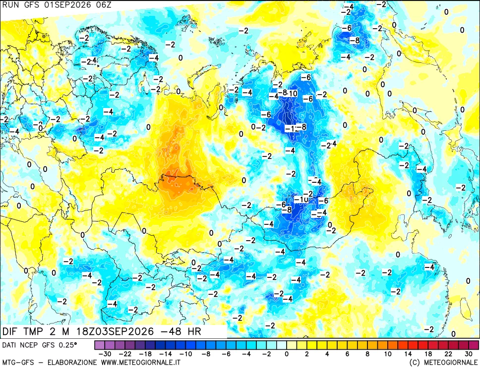 mappa Dif. Temp - Init
