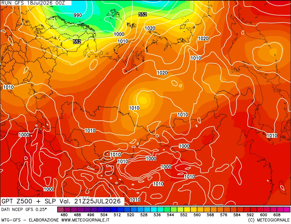 mappa 500 hPa GPT + Press SLM