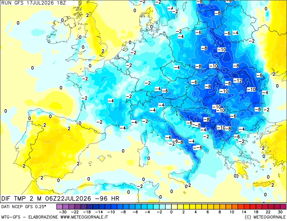 mappa Dif. Temp - Init