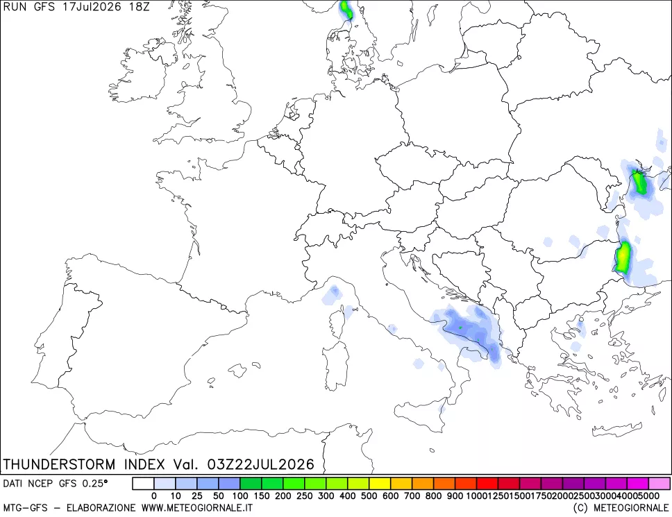 mappa Indice Temporali (TSI)