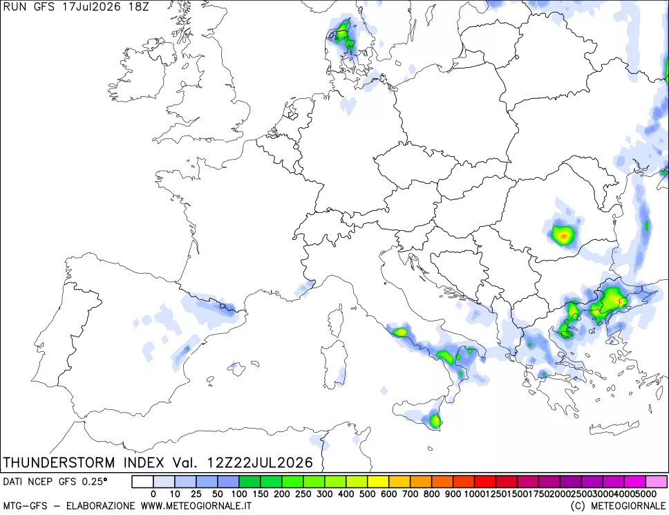 mappa Indice Temporali (TSI)