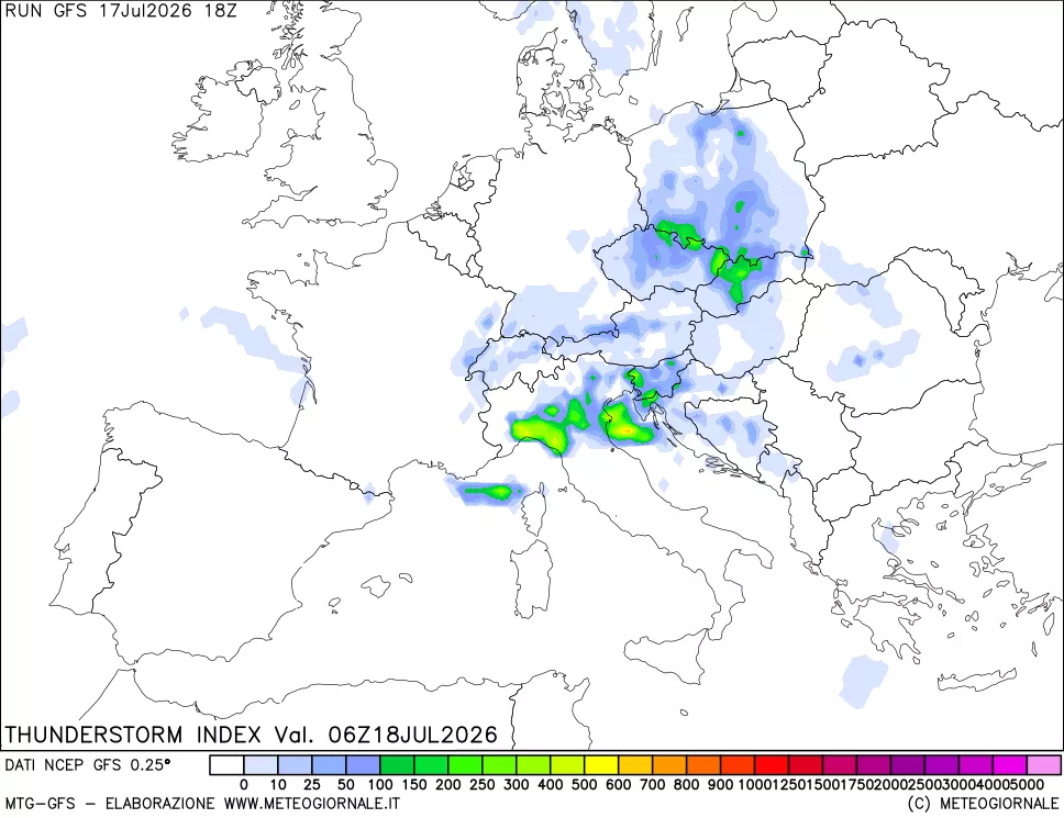 mappa Indice Temporali (TSI)