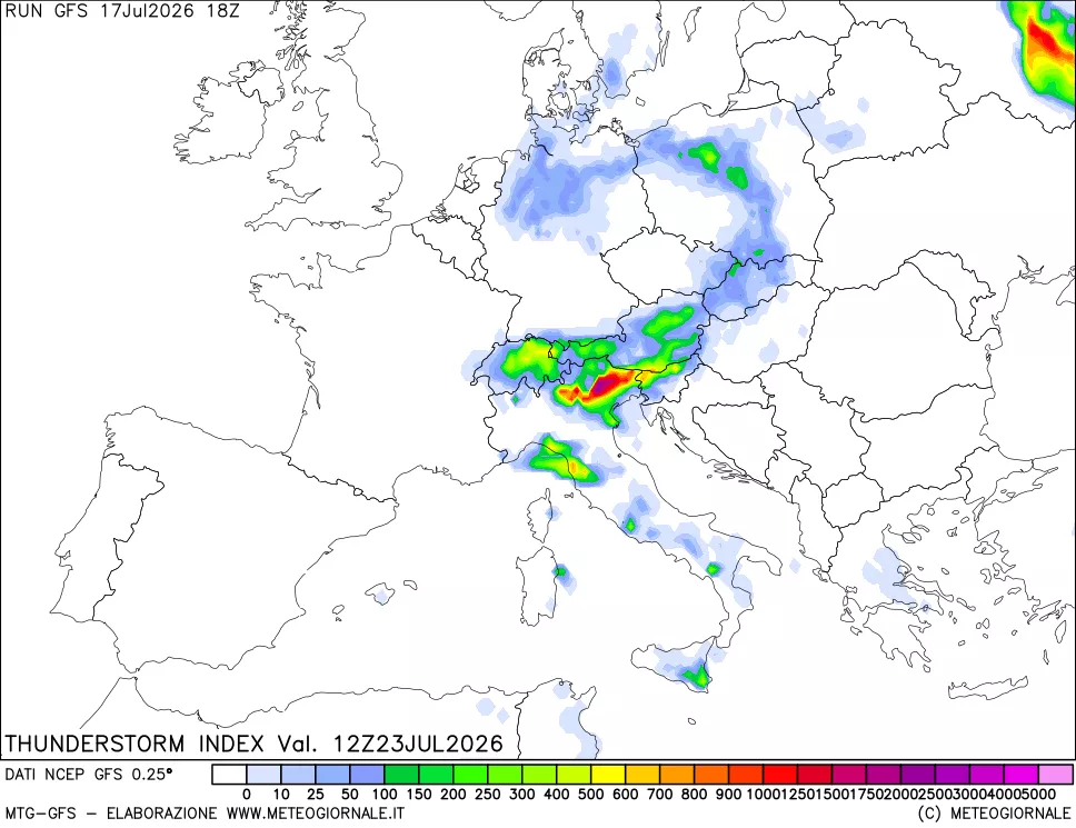 mappa Indice Temporali (TSI)