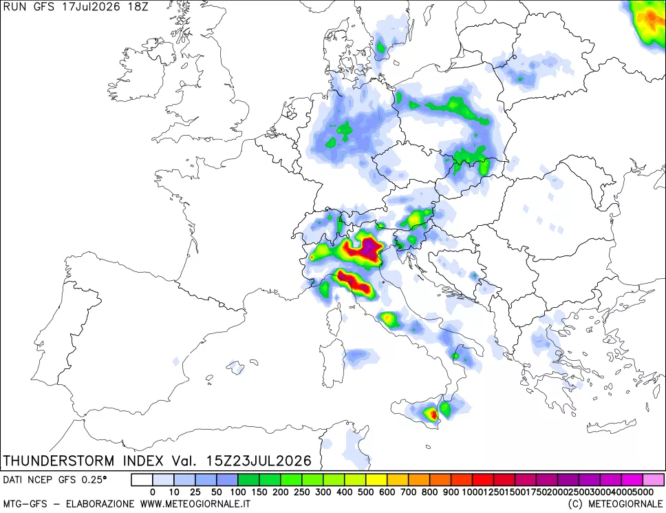 mappa Indice Temporali (TSI)